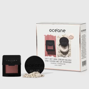 Kit Presente Minis Edition - Blush Cremoso + Pó Solto - Oceane