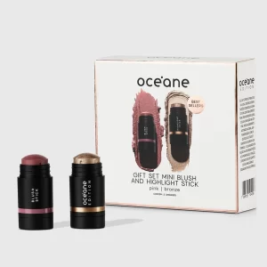 Kit Presente Minis Edition -Blush + Iluminador em Bastão - Oceane