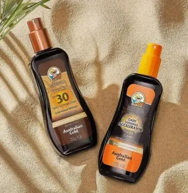 Kit Australian Gold Protetor Solar Corporal Fps30 237ml Bronzeador Dark Tanning Clear 125ml - Imagem 2