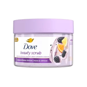 Esfoliante Dove Beauty Scrub Amora e Frutas Cítricas